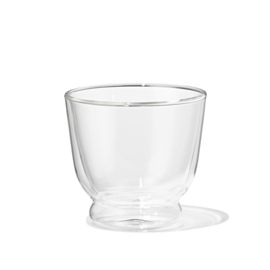 HEMA HEMA Mok 200ml Borosilicaatglas Dubbelwandig (transparant) HEMA HEMA Mok 200ml Borosilicaatglas Dubbelwandig (transparant) afbeelding 1