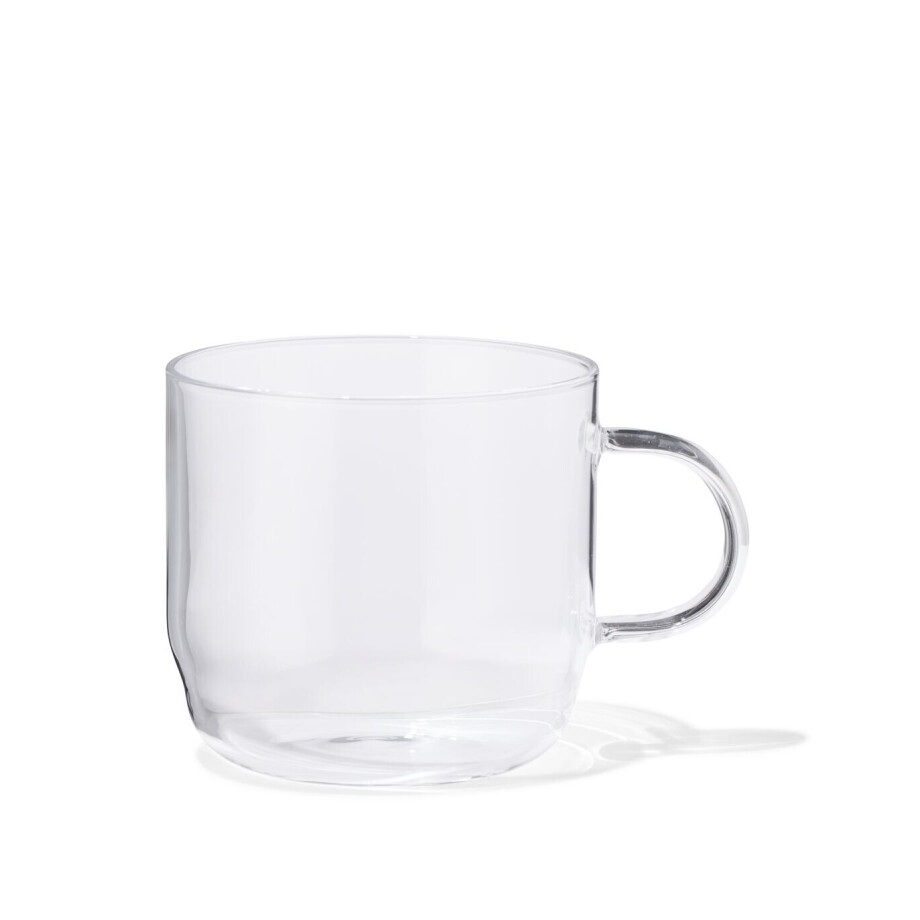 HEMA HEMA Mok 300ml Borosilicaatglas Hittebestendig Oor (transparant) afbeelding 1
