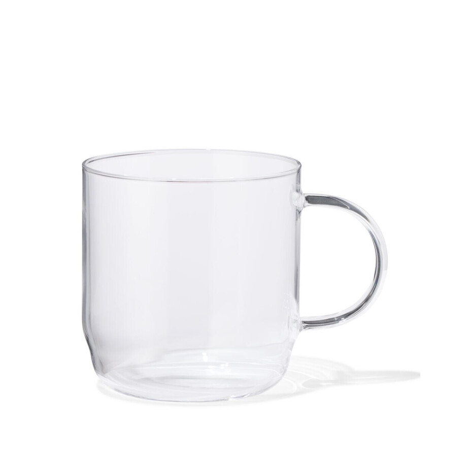 HEMA HEMA Cappuccinomok 440ml Glas Transparant (transparant) afbeelding 1