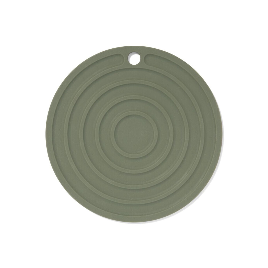 HEMA HEMA Onderzetter ⌀19cm Siliconen Groen (groen) afbeelding 1