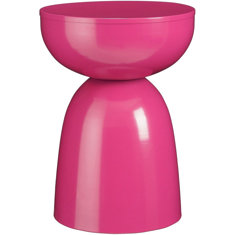 Mica Decorations Elliot Bijzettafel - H45 x Ø32 cm - IJzer - Fuchsia Mica Decorations Elliot Bijzettafel - H45 x Ø32 cm - IJzer - Fuchsia afbeelding 1