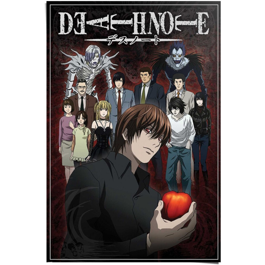Poster Death Note - 91,5 x 61 - Papier - REINDERS afbeelding 1