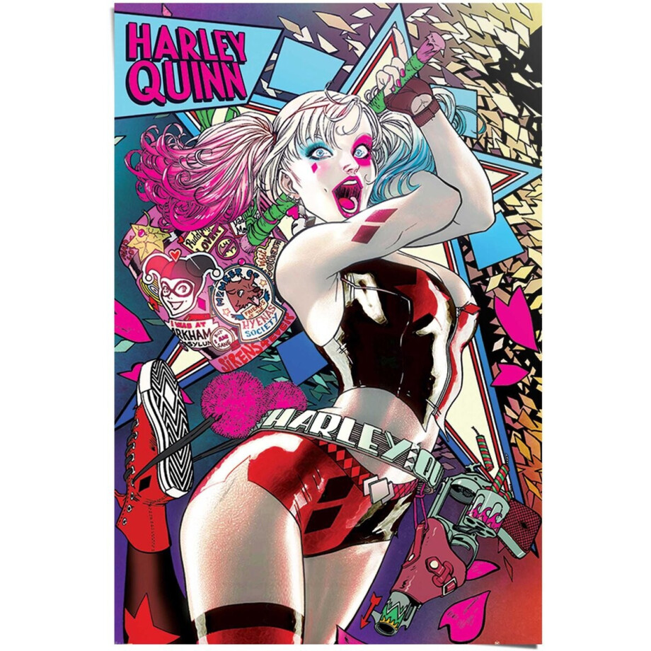 Poster Harley Quinn - 91,5 x 61 - Papier - REINDERS afbeelding 1