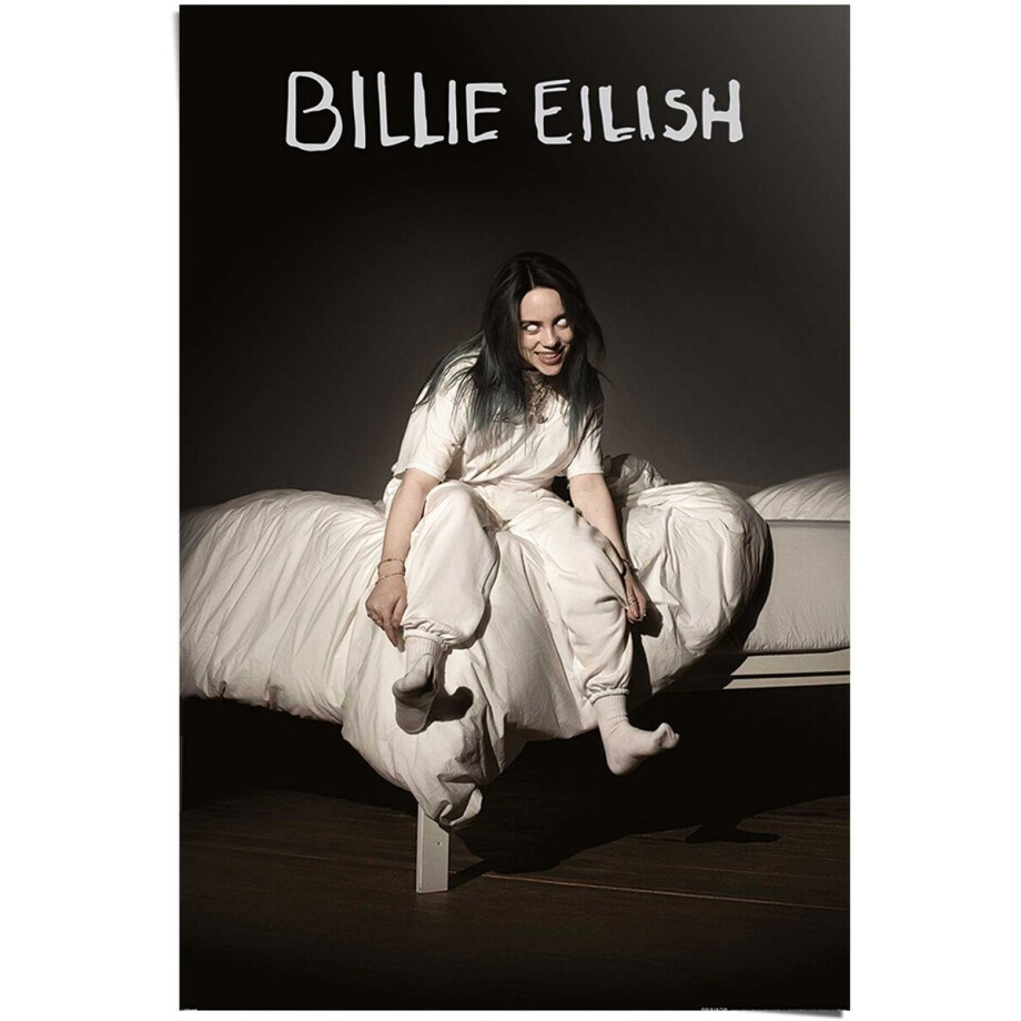 Poster Billie Eilish - 91,5x61cm - Papier - REINDERS afbeelding 1
