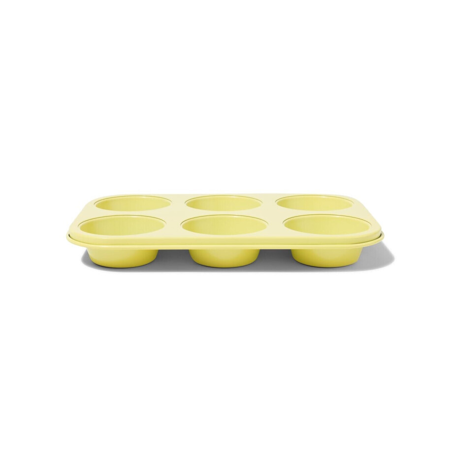 HEMA HEMA Muffin Bakvorm PFAS-vrij (geel) afbeelding 1