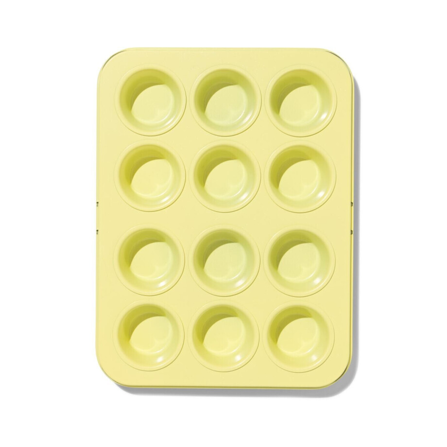 HEMA HEMA Mini Muffinbakvorm PFAS-vrij (geel) afbeelding 1