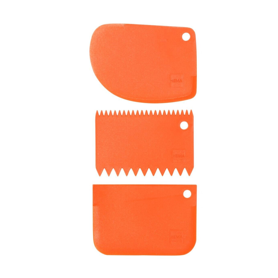 HEMA HEMA Taartschaper 3 Stuks (rood) afbeelding 1