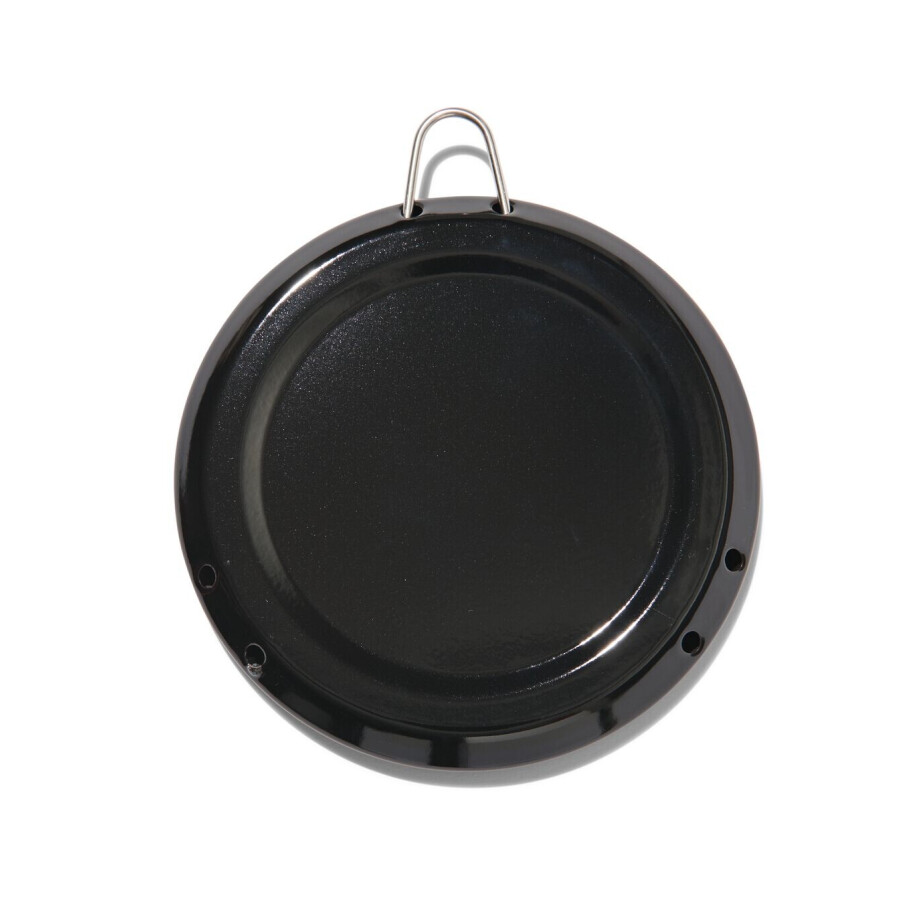 HEMA HEMA Sudderplaatje Ø16cm Metaal (zwart) HEMA HEMA Sudderplaatje Ø16cm Metaal (zwart) afbeelding 1