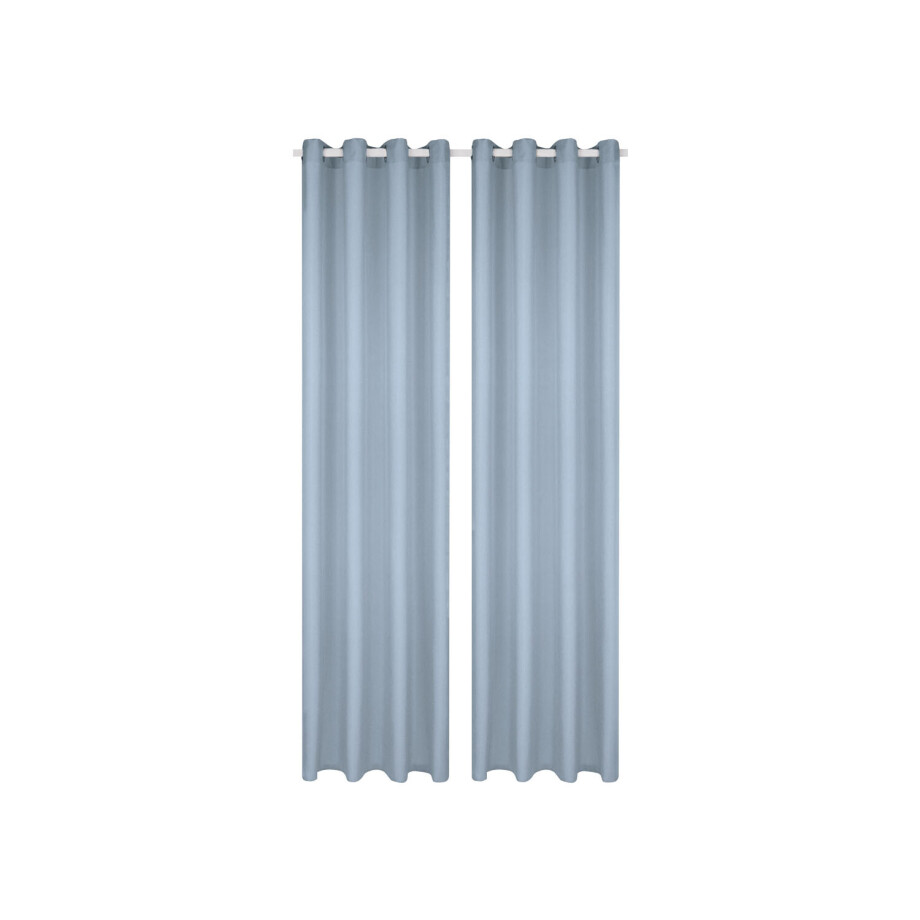 LIVARNO home Gordijn (Ogen, Blauw) afbeelding 1