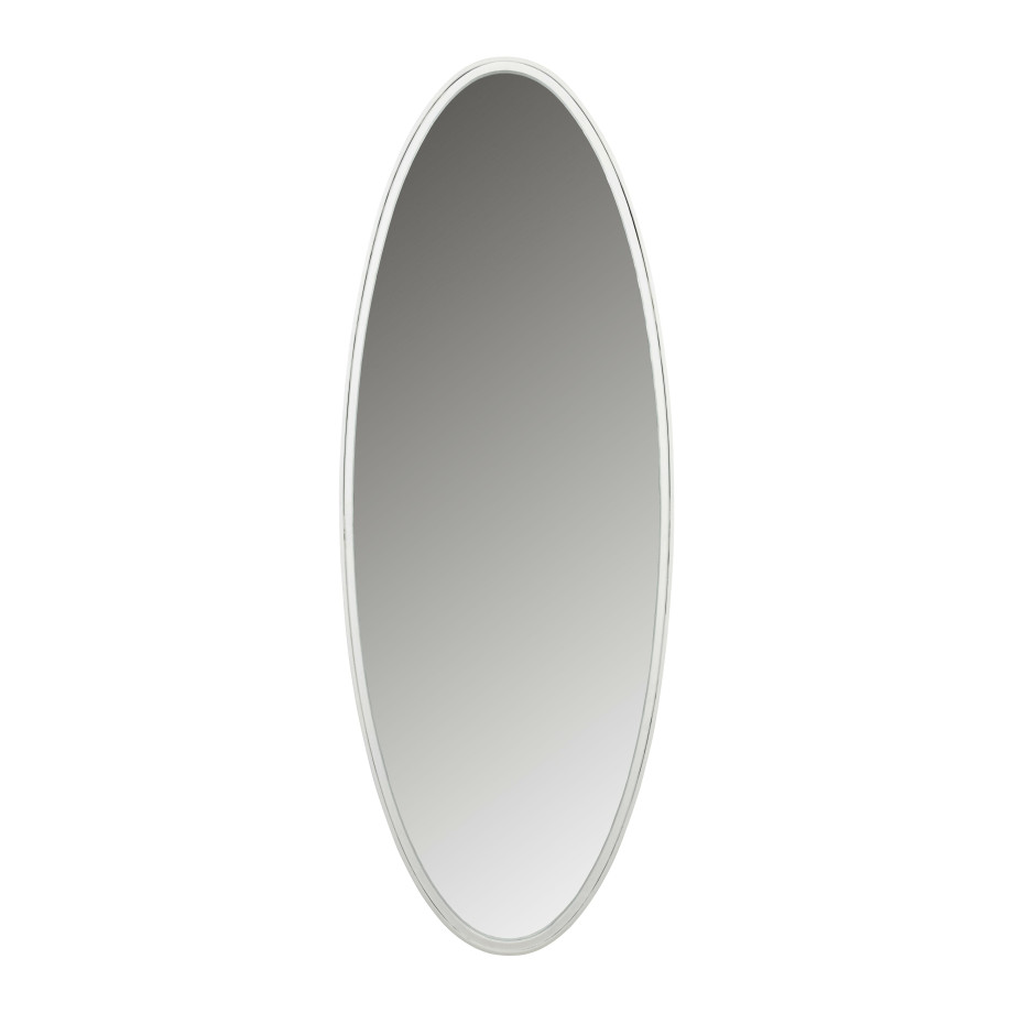 ZILT Ovale Spiegel 'Marrys' 160 x 60cm, kleur Wit afbeelding 1