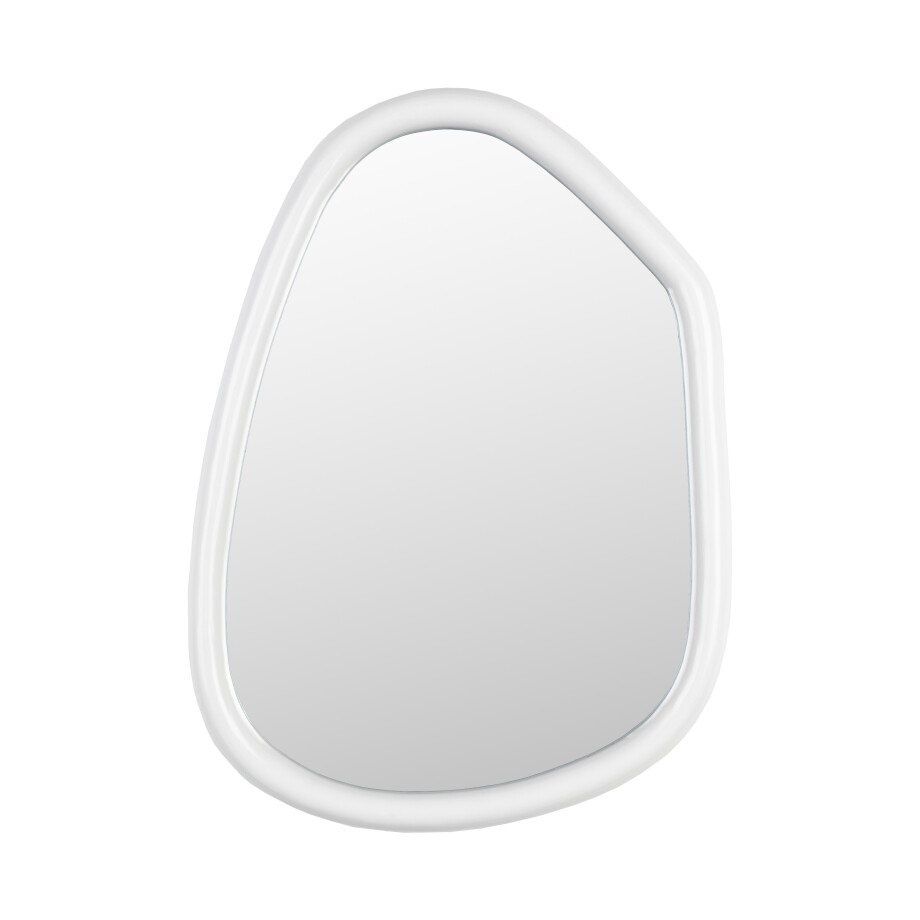 Zuiver Organische Spiegel 'Looks' 67 x 49cm, kleur Off White afbeelding 1