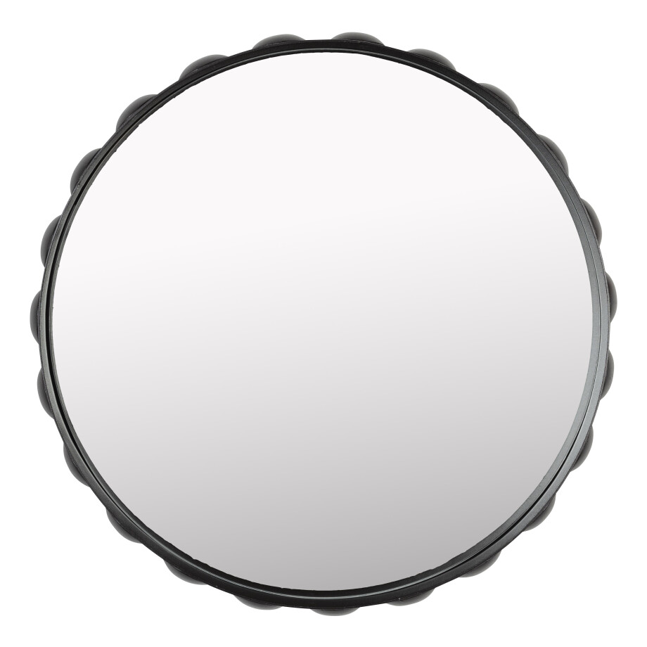 Zuiver Ronde Spiegel 'Bubbles' 50cm, kleur Donkerbruin Zuiver Ronde Spiegel 'Bubbles' 50cm, kleur Donkerbruin afbeelding 1