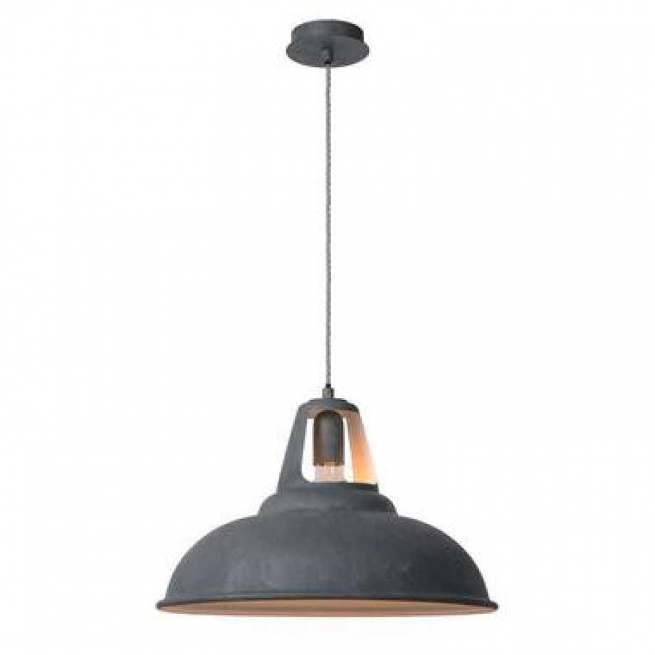 Lucide hanglamp Markit - Ø45 cm - zink - Leen Bakker afbeelding 1