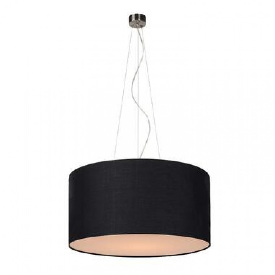 Lucide hanglamp Coral - Ø60 cm - zwart - Leen Bakker afbeelding 1
