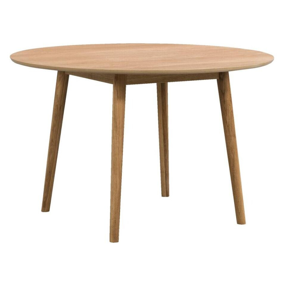 Leen Bakker - Eetkamertafel Ulfborg - Eikenkleur - Ø120x75 Cm - MDF - Bruin Leen Bakker - Eetkamertafel Ulfborg - Eikenkleur - Ø120x75 Cm - MDF - Bruin afbeelding 1