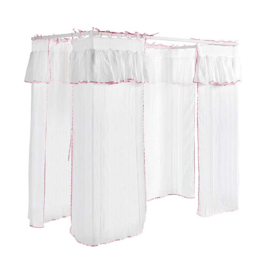 Leen Bakker - Vipack Gordijnen Hemelbed Amori - Stof - Wit afbeelding 1