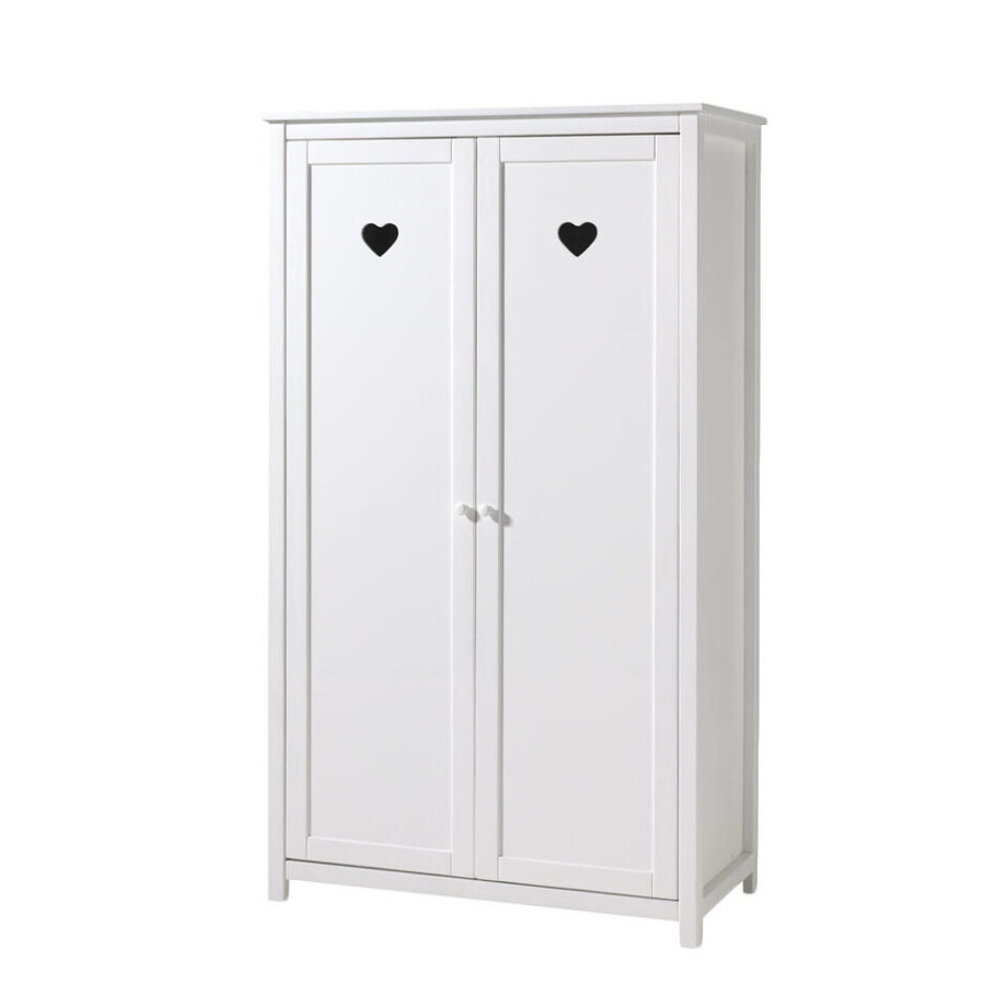 25% korting - Leen Bakker - Vipack 2-deurs Kledingkast Amori - 190x110x57 Cm - Grenenhout/MDF - Wit 25% korting - Leen Bakker - Vipack 2-deurs Kledingkast Amori - 190x110x57 Cm - Grenenhout/MDF - Wit afbeelding 1