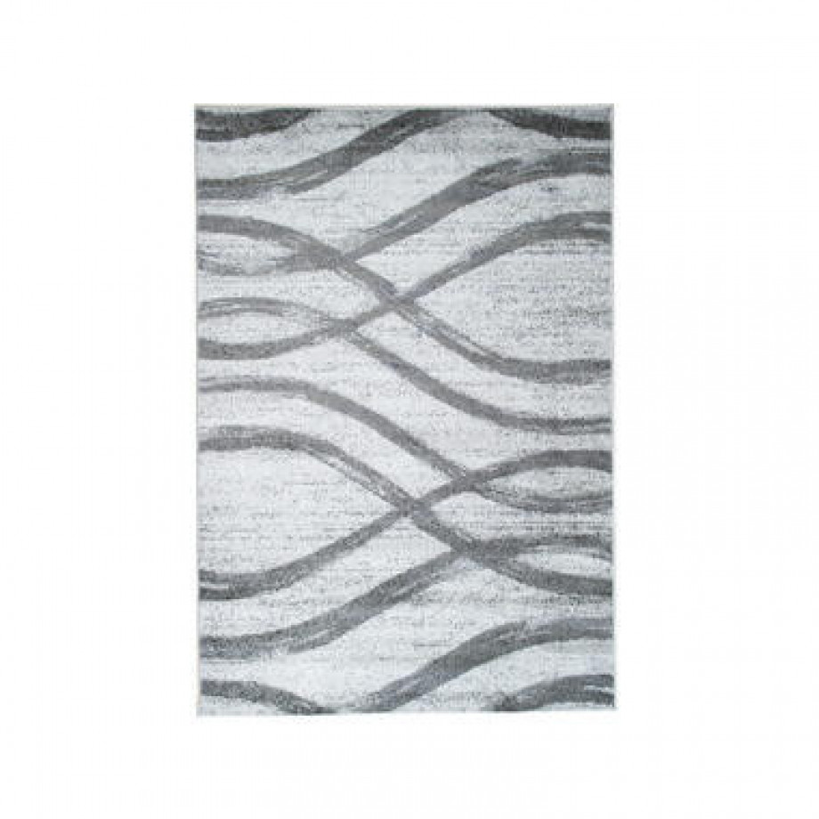 Vloerkleed Florence golvend - grijs/lichtgrijs - 200x290 cm afbeelding 1
