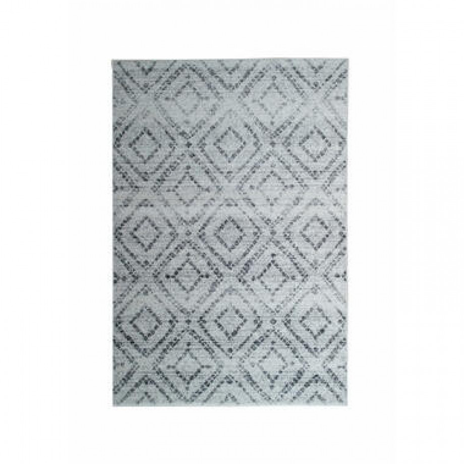 Vloerkleed Florence blokken - grijs - 200x290 cm afbeelding 1