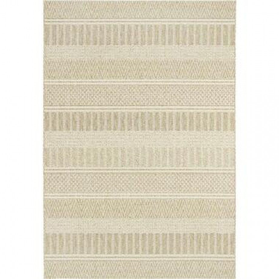 Binnen/buitenvloerkleed Lugo - beige - 160x230 cm afbeelding 1