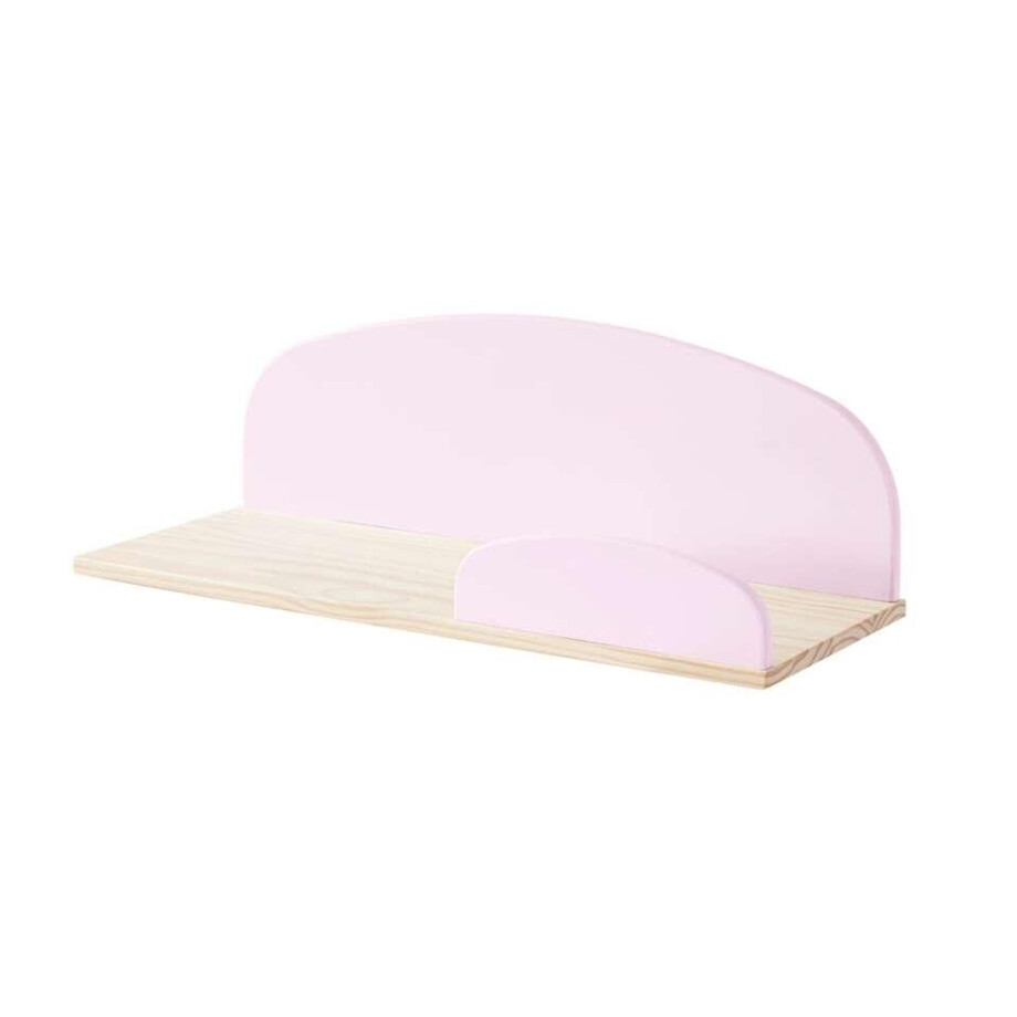 Leen Bakker - Vipack Wandplank Kiddy - Oud - 65 Cm - MDF - Roze - 20x60x21.5 Cm afbeelding 1