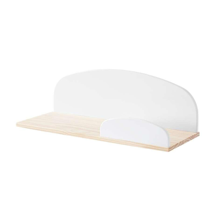 Leen Bakker - Vipack Wandplank Kiddy - 65 Cm - MDF - Wit - 20x60x21.5 Cm afbeelding 1