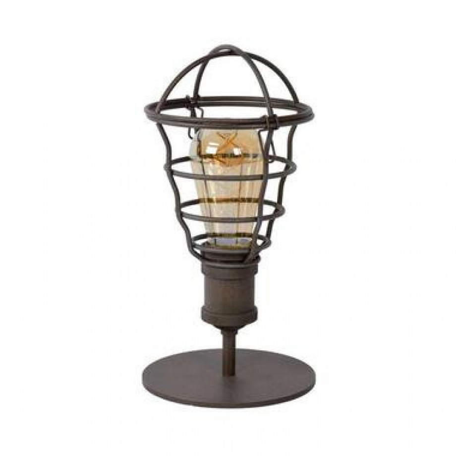 Lucide tafellamp Zych - roest bruin - Ø14 cm - Leen Bakker afbeelding 1