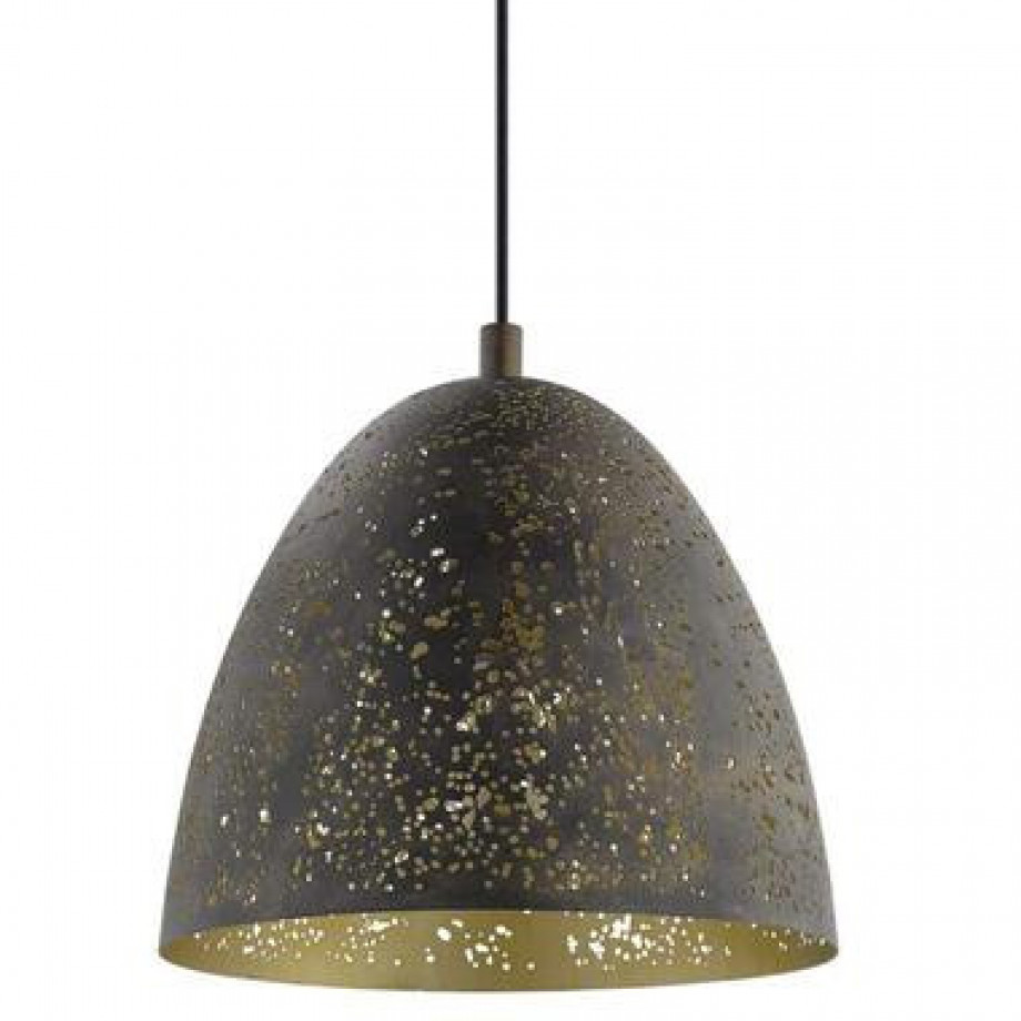 EGLO hanglamp Safi - bruin/goud - Ø27 cm - Leen Bakker afbeelding 1