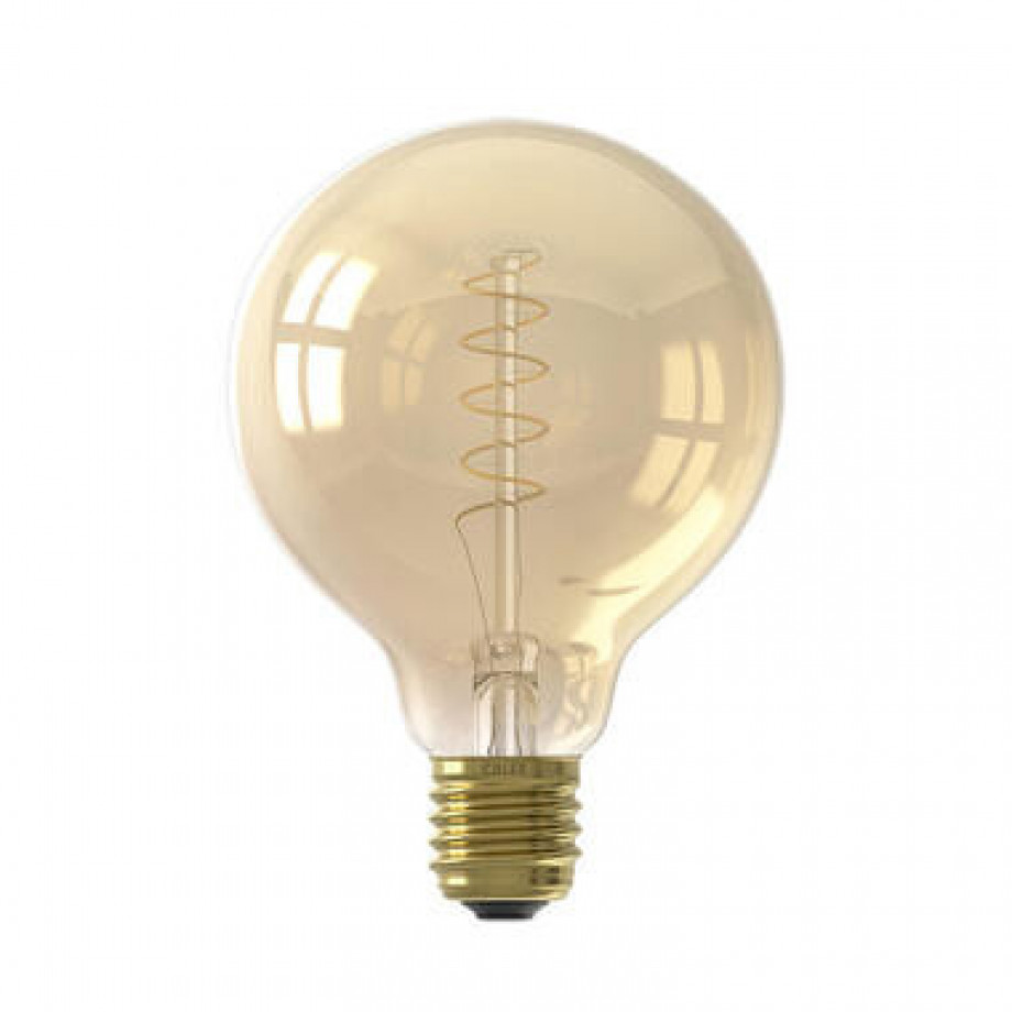 Calex Flex Globe LED lamp - goud - 4W - Leen Bakker afbeelding 1