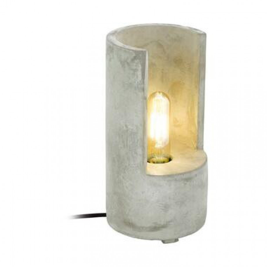 EGLO tafellamp Lynton 27 cm - betonkleur - Leen Bakker afbeelding 1