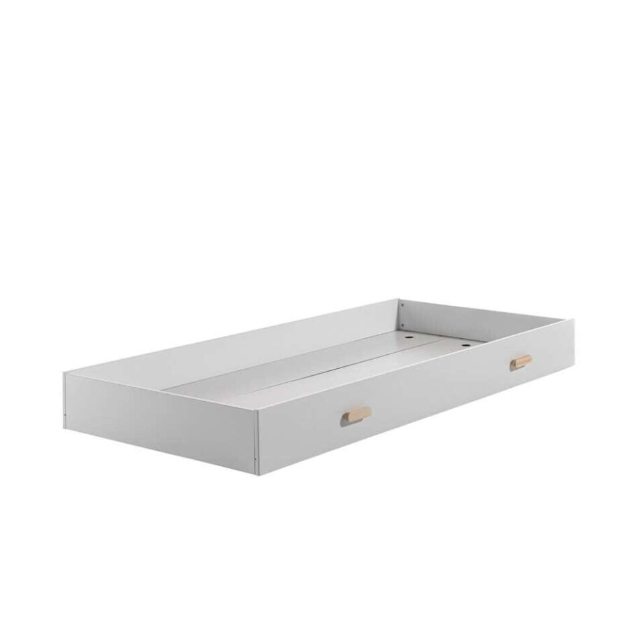 Leen Bakker - Vipack Rolbed Kiddy - 194x94x20 Cm - Grenenhout/MDF - Wit afbeelding 1