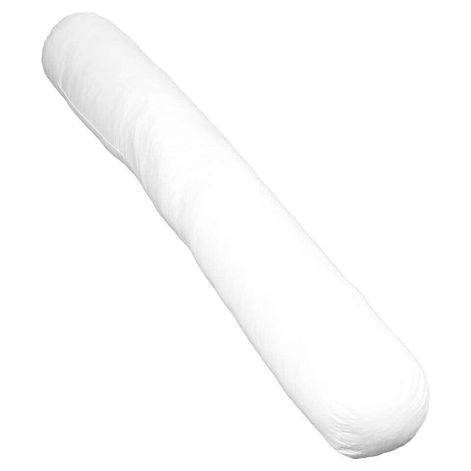 Leen Bakker - Polydaun Kussen Lange Jan Slaapmaatje - 110x15 Cm - Polyester - Wit afbeelding 1