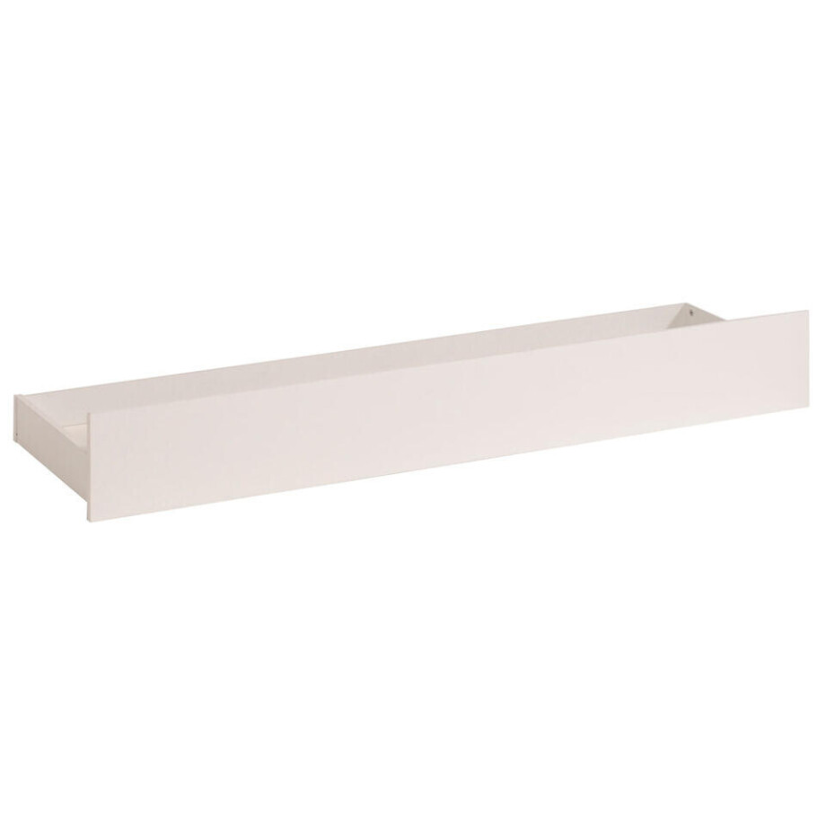 Leen Bakker - Bedlade Leo - 42x163x22 Cm - Spaanplaat - Wit - 42.5x163x22 Cm Leen Bakker - Bedlade Leo - 42x163x22 Cm - Spaanplaat - Wit - 42.5x163x22 Cm afbeelding 1