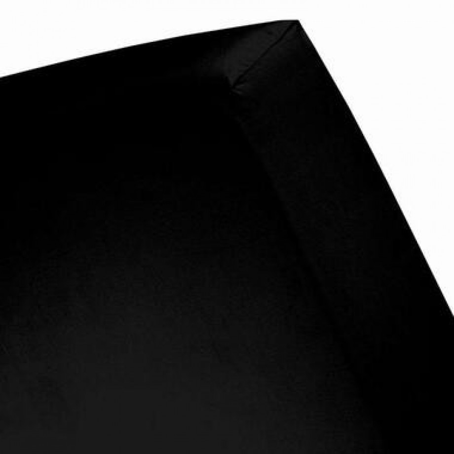 Cinderella hoeslaken - zwart - 90x200 cm - Leen Bakker afbeelding 1