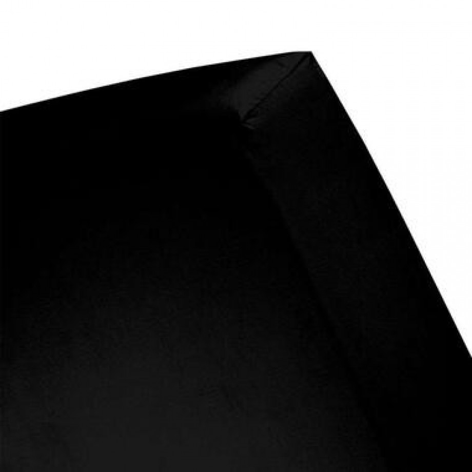 Cinderella hoeslaken - zwart - 70x200 cm - Leen Bakker afbeelding 1
