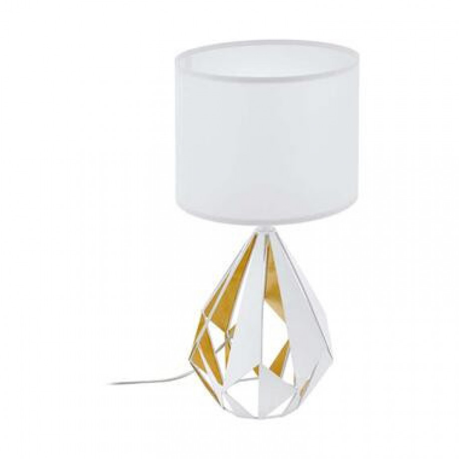 EGLO tafellamp Carlton 5 - wit/goud - Leen Bakker afbeelding 1
