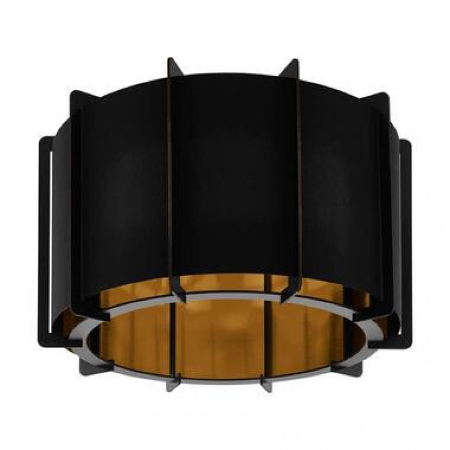 EGLO plafondlamp Pineta - zwart/goud - Leen Bakker afbeelding 1