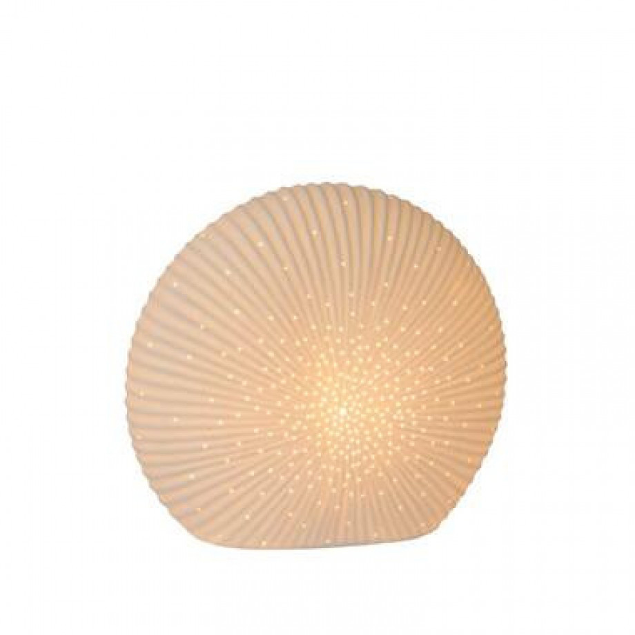 Lucide tafellamp Shelly - wit - 29,8x12,5x12,5 cm - Leen Bakker afbeelding 1