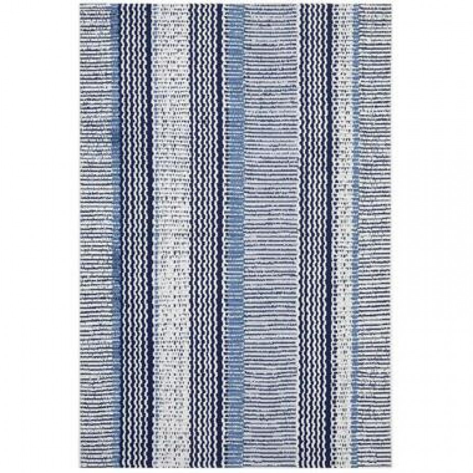 Vloerkleed Pozuzo - blauw - 160x230 cm - Leen Bakker afbeelding 1