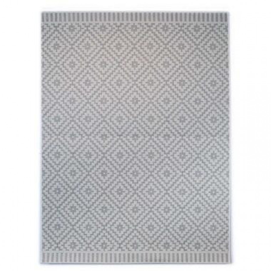Vloerkleed Ziga - grijs - 80x200 cm - Leen Bakker afbeelding 1