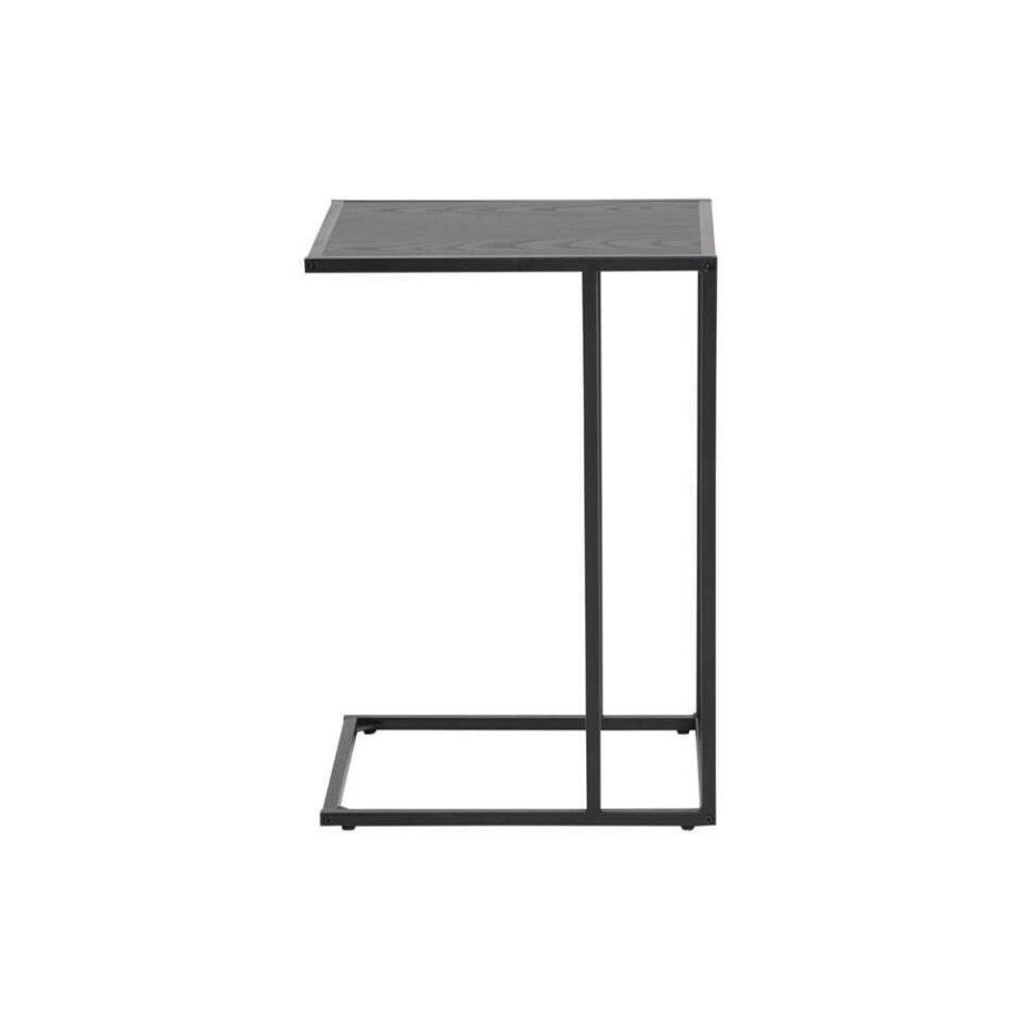 Leen Bakker - Bijzettafel Jaxx - 63x43x35 Cm - MDF - Zwart Leen Bakker - Bijzettafel Jaxx - 63x43x35 Cm - MDF - Zwart afbeelding 1