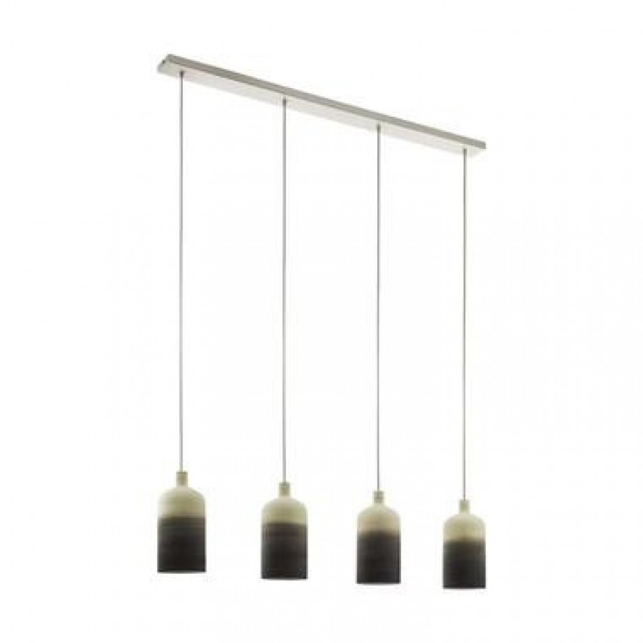 EGLO hanglamp Azbarren 4-lichts - beige/grijs - Leen Bakker afbeelding 1