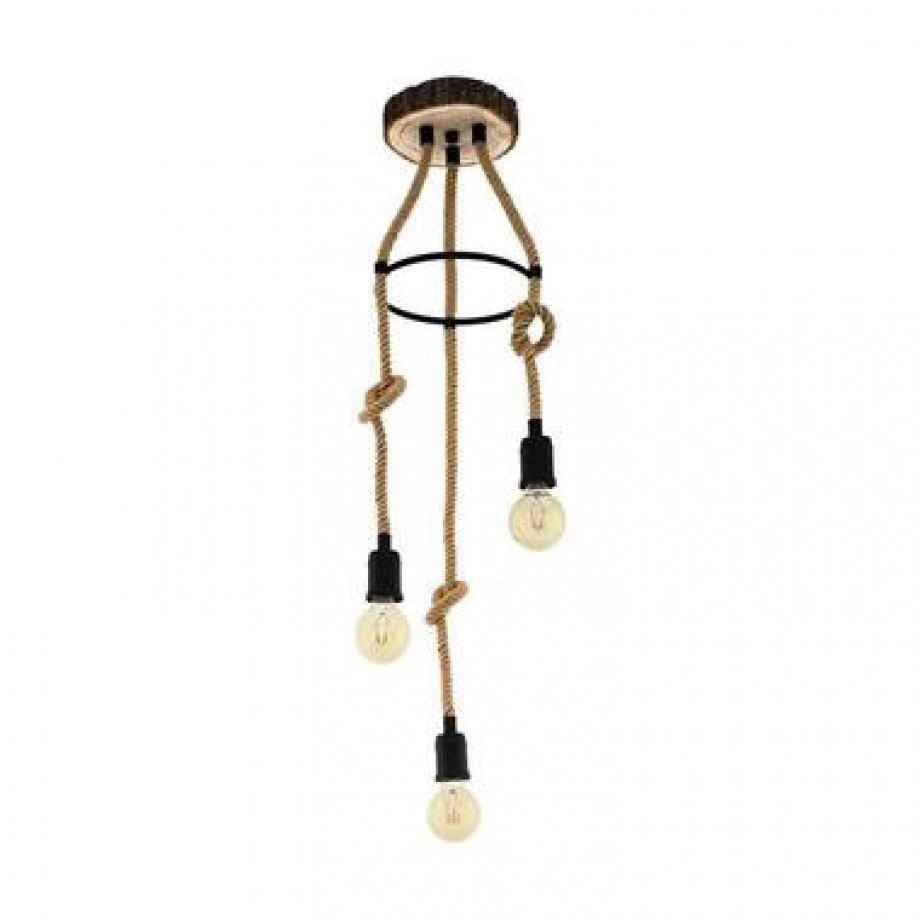 EGLO hanglamp Rampside - bruin - Leen Bakker afbeelding 1