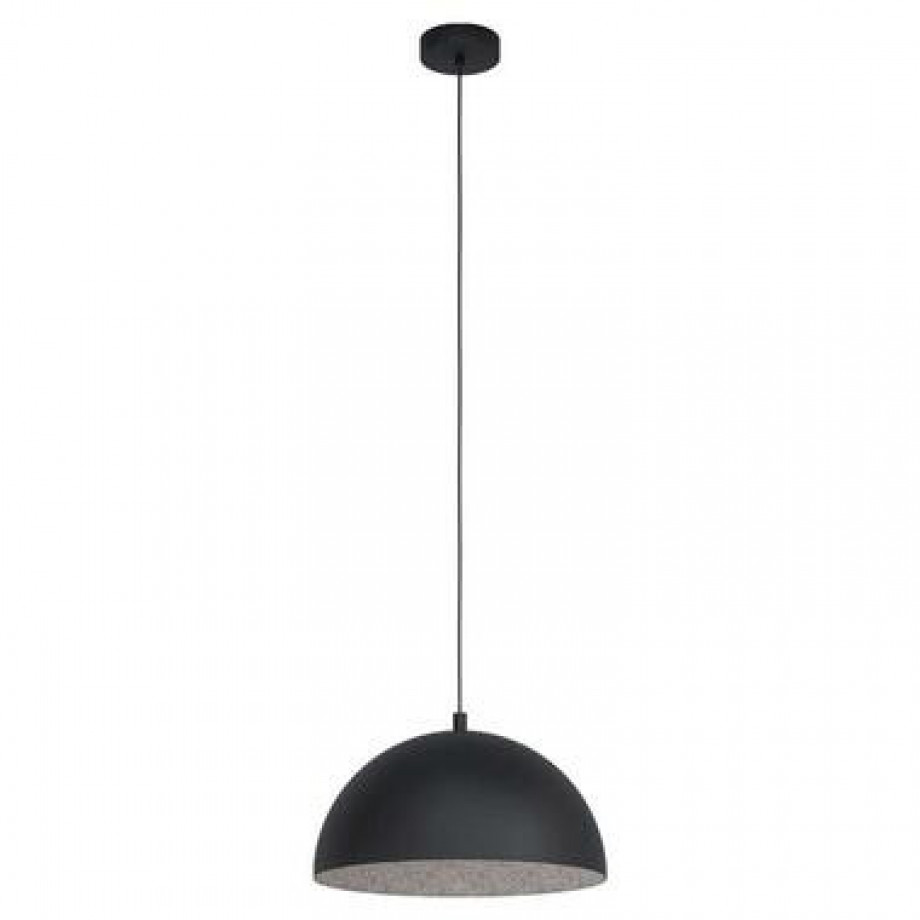 EGLO hanglamp Gaetano - zwart/grijs - 38 cm - Leen Bakker afbeelding 1