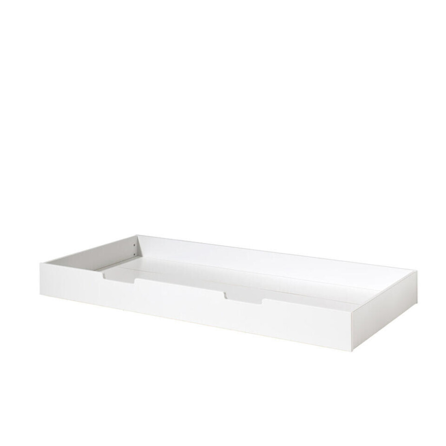 Leen Bakker - Vipack Bedlade/rolbed Huisbed - 19x97x198 Cm - MDF - Wit - 198.5x97x19 Cm afbeelding 1