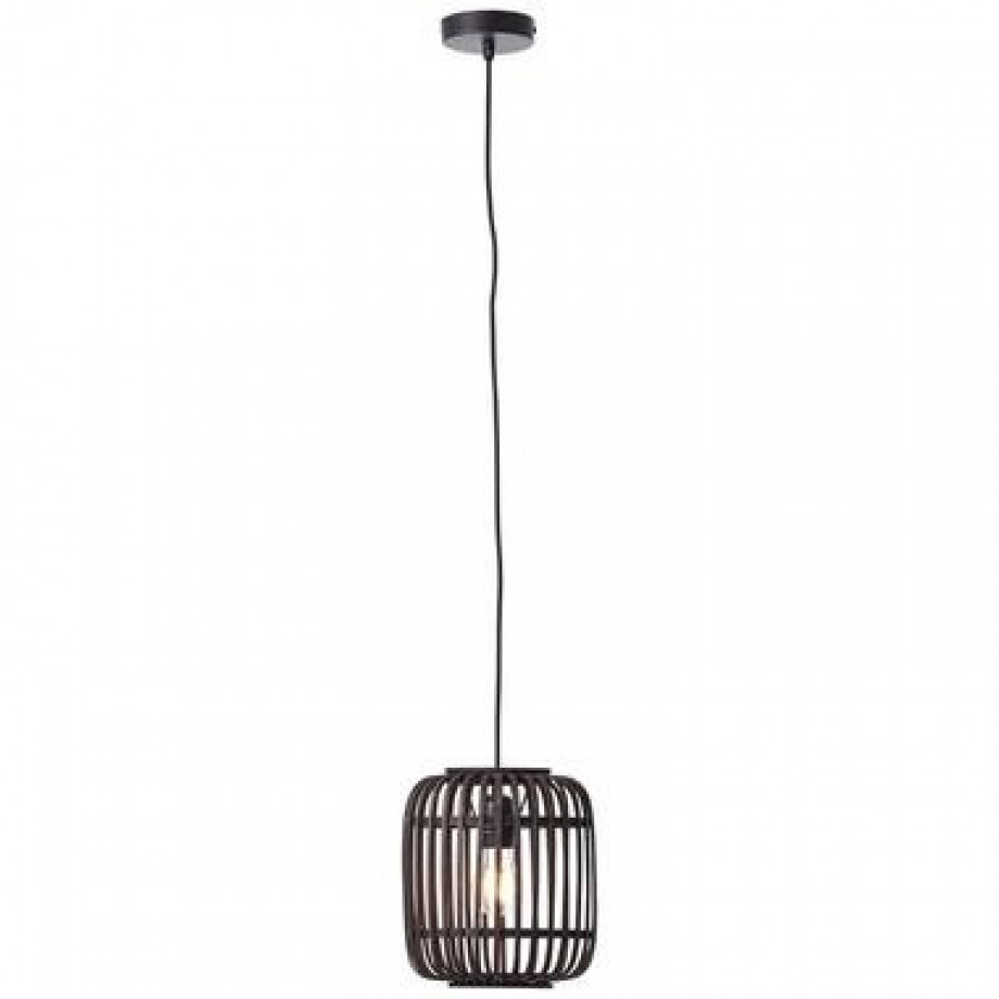 Brilliant hanglamp Woodrow - zwart - 21 cm - Leen Bakker afbeelding 1