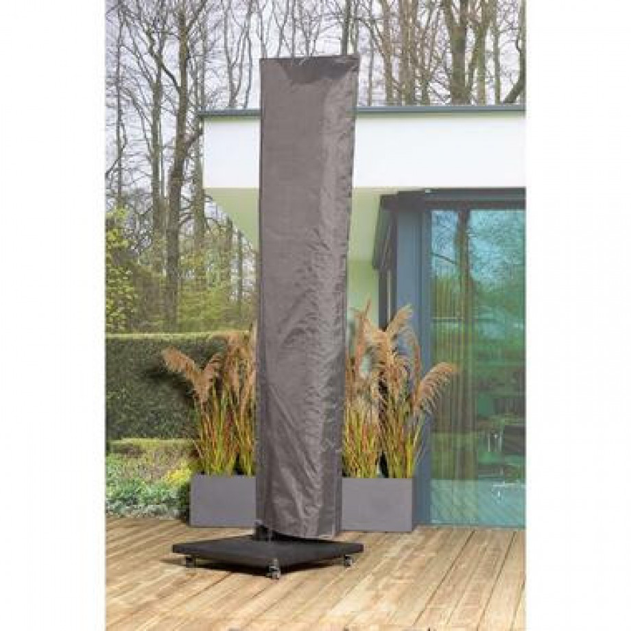 Outdoor Covers premium beschermhoes parasol XL - grijs - Leen Bakker afbeelding 1