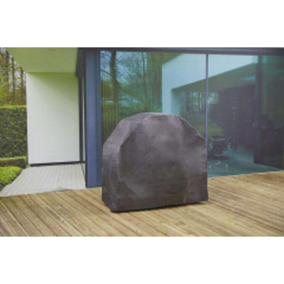 Leen Bakker - Outdoor Covers Barbecue Hoes - 195x65x110 Cm - Polypropyleen - Grijs - 175x65x110 Cm afbeelding 1