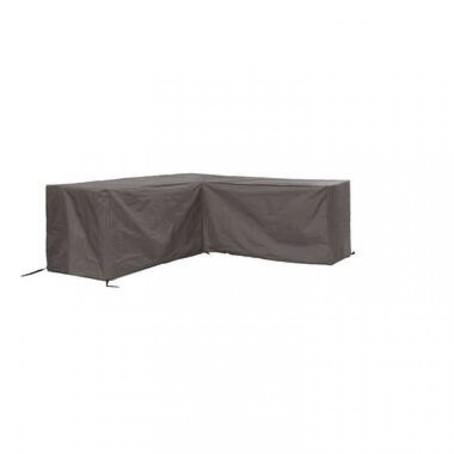 Outdoor Covers premium loungesethoes L-vorm 230Lx280R - grijs - Leen Bakker afbeelding 1