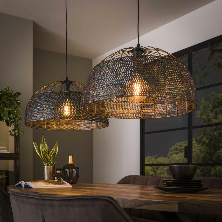 LifestyleFurn Hanglamp 'Goran' 2-lamps LifestyleFurn Hanglamp 'Goran' 2-lamps afbeelding 1